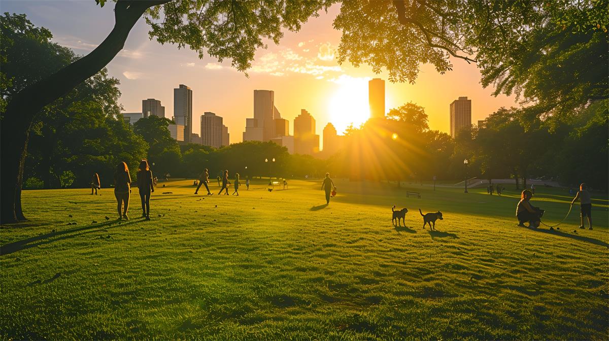 One Health. Pets and people in the park